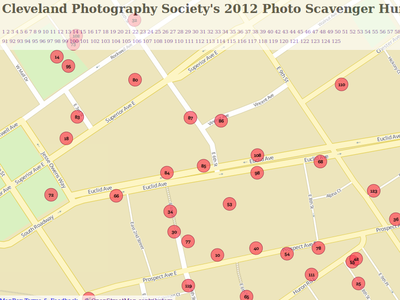 cleveland scav map The CPS map